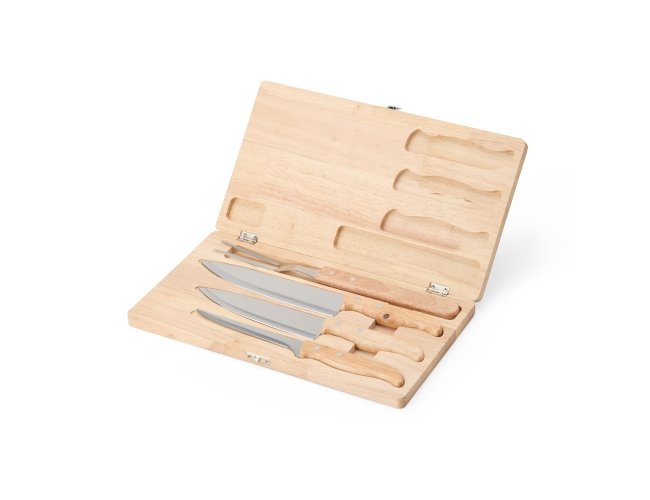 KIT CHURRASCO COM ESTOJO (4 PEÇAS)