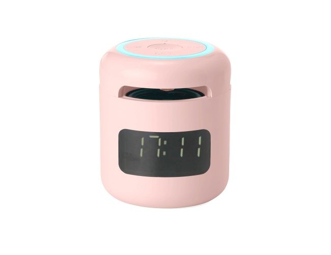 CAIXA DE SOM COM RELÓGIO