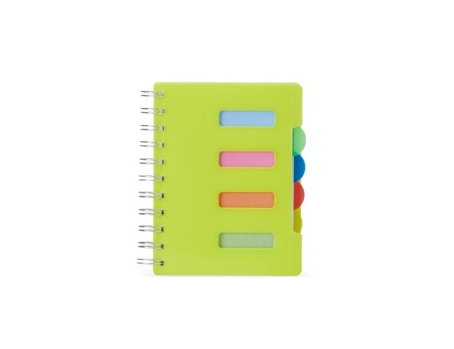 CADERNO COM DIVISÓRIAS PERSONALIZADO