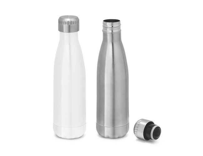 GARRAFA TÉRMICA EM AÇO INOX (510ml)