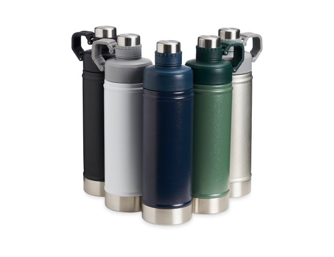 GARRAFA TÉRMICA EM AÇO INOX (700ml)