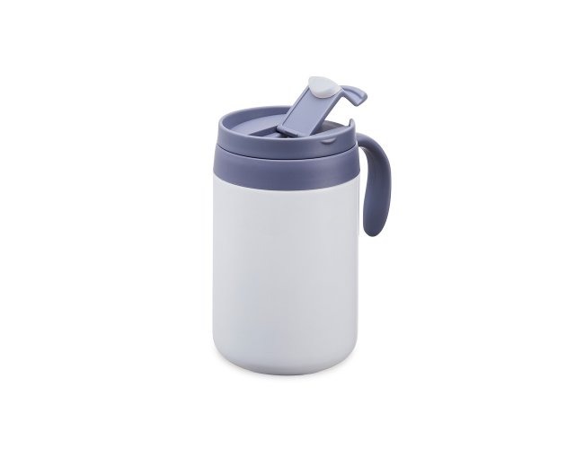 CANECA TÉRMICA EM AÇO INOX (500ml)