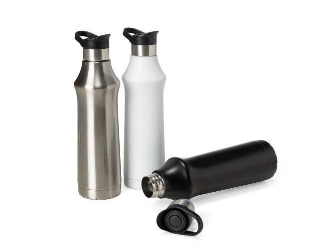 GARRAFA TÉRMICA EM AÇO INOX (500ml)