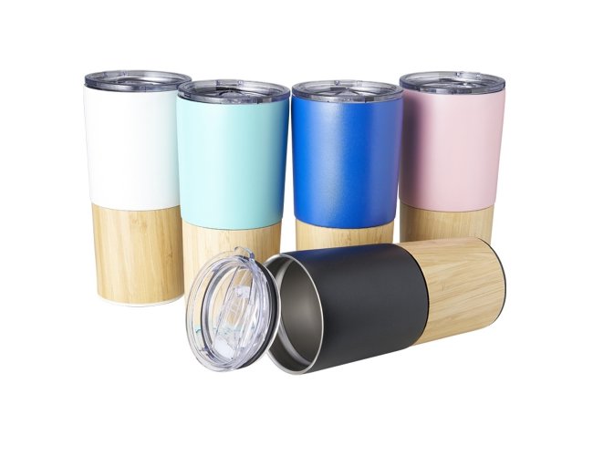 COPO TÉRMICO EM BAMBU (600ml)
