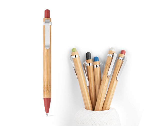 CANETA ESFEROGRÁFICA EM BAMBU