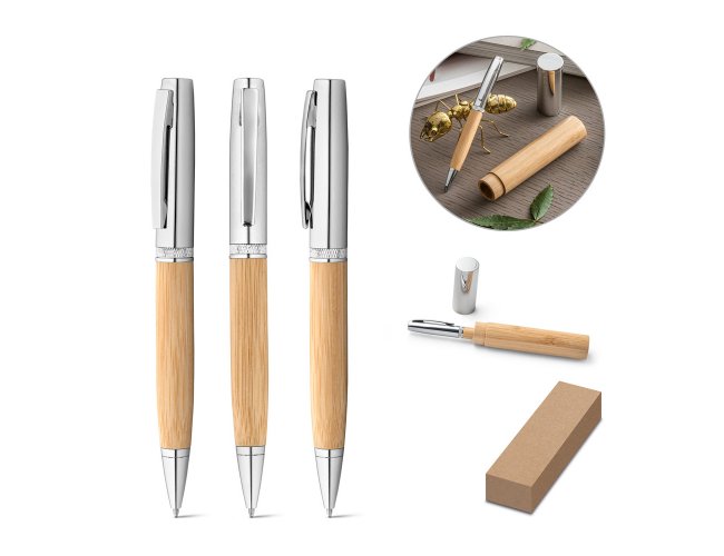 CANETA ESFEROGRÁFICA COM ESTOJO