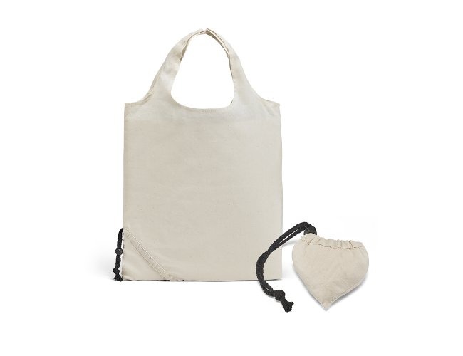 SACOLA DOBRÁVEL EM ALGODÃO