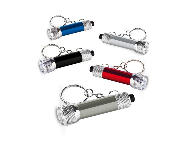 CHAVEIRO EM ALUMÍNIO COM LED