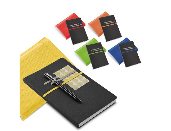 CADERNO EM COURO SINTÉTICO