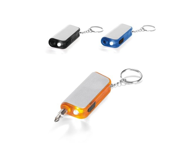 CHAVEIRO COM LED E FERRAMENTA