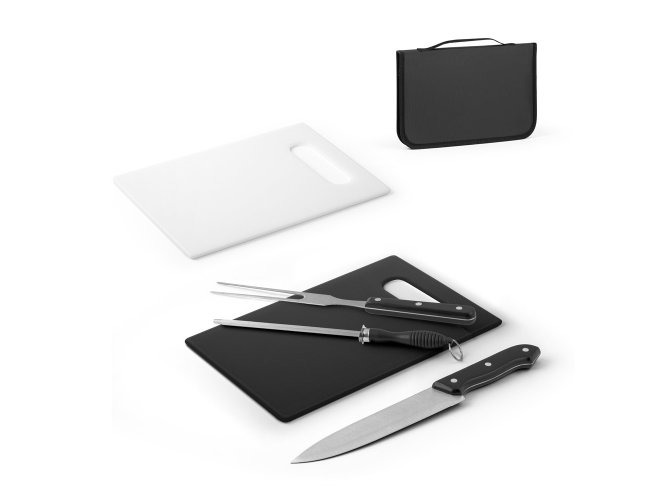 KIT CHURRASCO COM ESTOJO (4 PEÇAS)