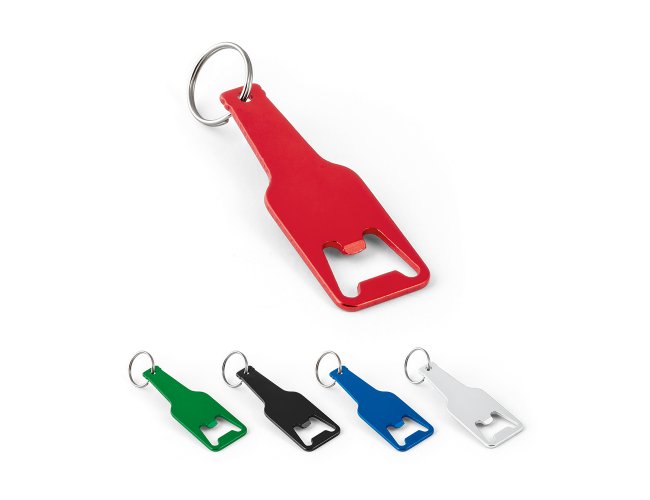 CHAVEIRO EM ALUMÍNIO COM ABRIDOR DE GARRAFAS