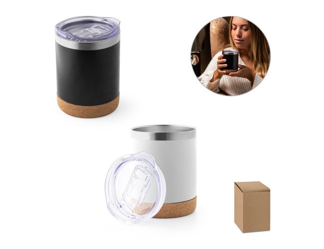 COPO TÉRMICO EM AÇO INOX (400ml)