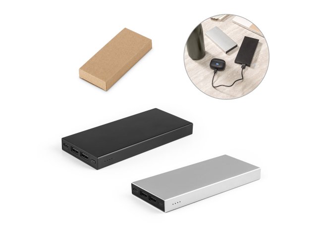 BATERIA PORTÁTIL EM ALUMÍNIO