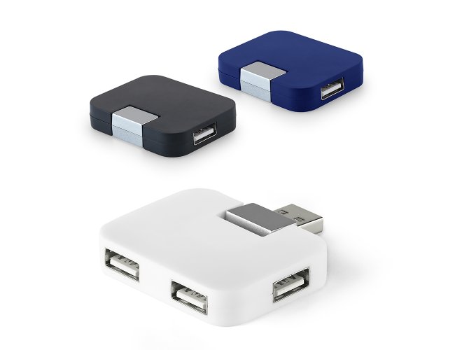 HUB USB 2.0 COM 4 PORTAS