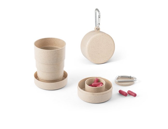 COPO RETRÁTIL EM FIBRA DE BAMBU (210ml)