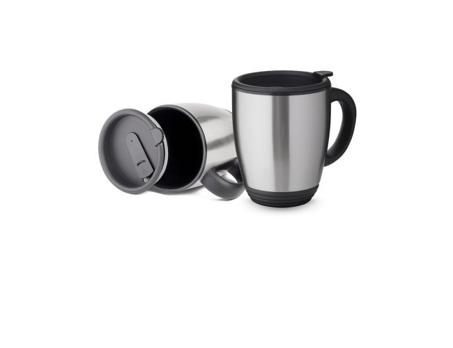 CANECA EM AÇO INOX (450ml)