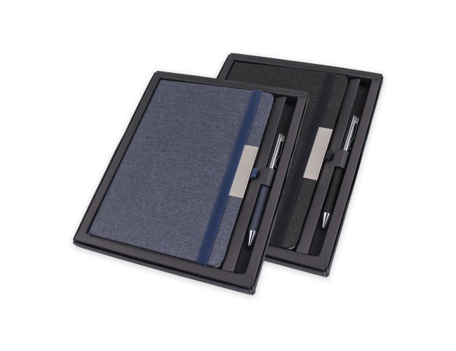 KIT CADERNO + CANETA METÁLICA