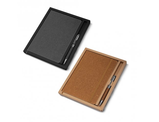 KIT CADERNO + CANETA METÁLICA