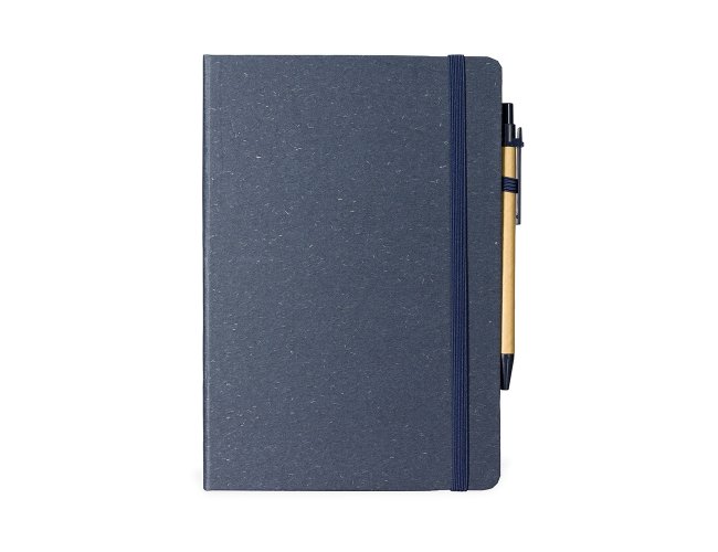 CADERNETA EM FIBRA DE ARROZ COM CANETA