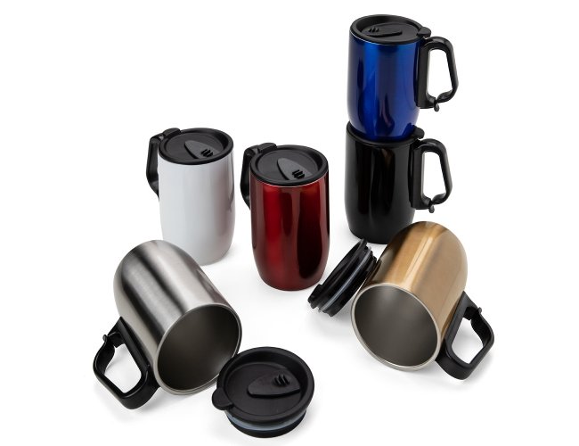 CANECA TÉRMICA EM INOX (350ml)