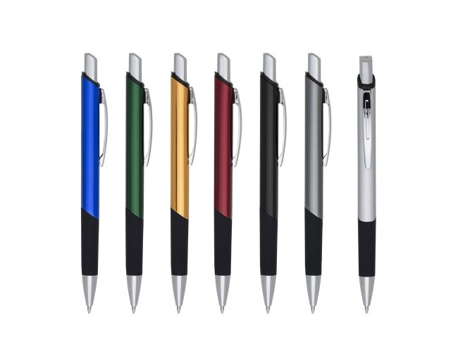 CANETA METAL QUADRADA