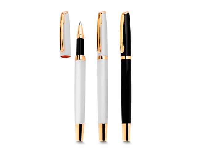 CANETA ROLLER EM ALUMÍNIO