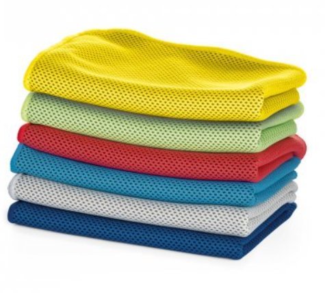 TOALHA ESPORTIVA EM POLIAMIDA E POLIÉSTER