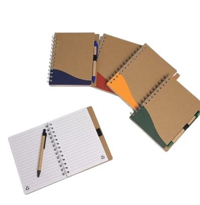 CADERNETA ECOLÓGICA COM CANETA