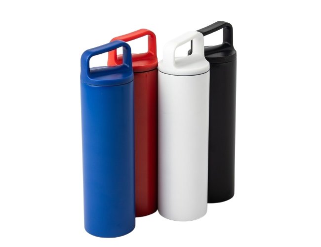 GARRAFA TÉRMICA EM AÇO INOX (600ml)