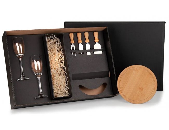 KIT QUEIJO E VINHO (7 PEÇAS)