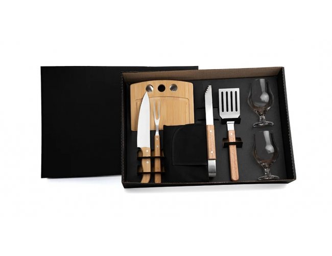 KIT CHURRASCO/HAMBÚRGUER (8 PEÇAS)