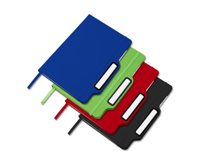 CADERNO DE ANOTAÇÕES COM SUPORTE PARA CANETA