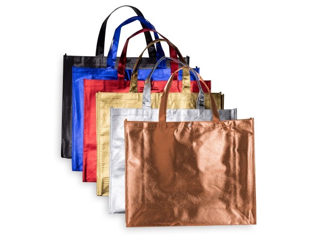 SACOLA TNT METALIZADA