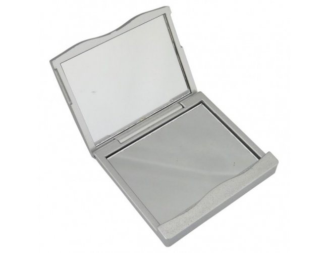 ESPELHO PLÁSTICO DUPLO SEM AUMENTO