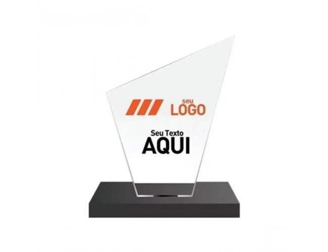 TROFÉU ACRÍLICO PERSONALIZADO