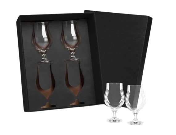 JOGO DE COPOS DE VIDRO PARA CERVEJA (4 PEÇAS)